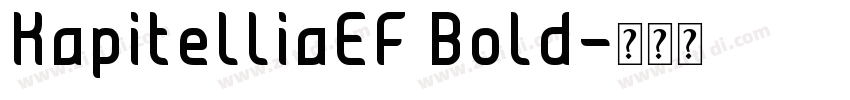 KapitelliaEF Bold字体转换